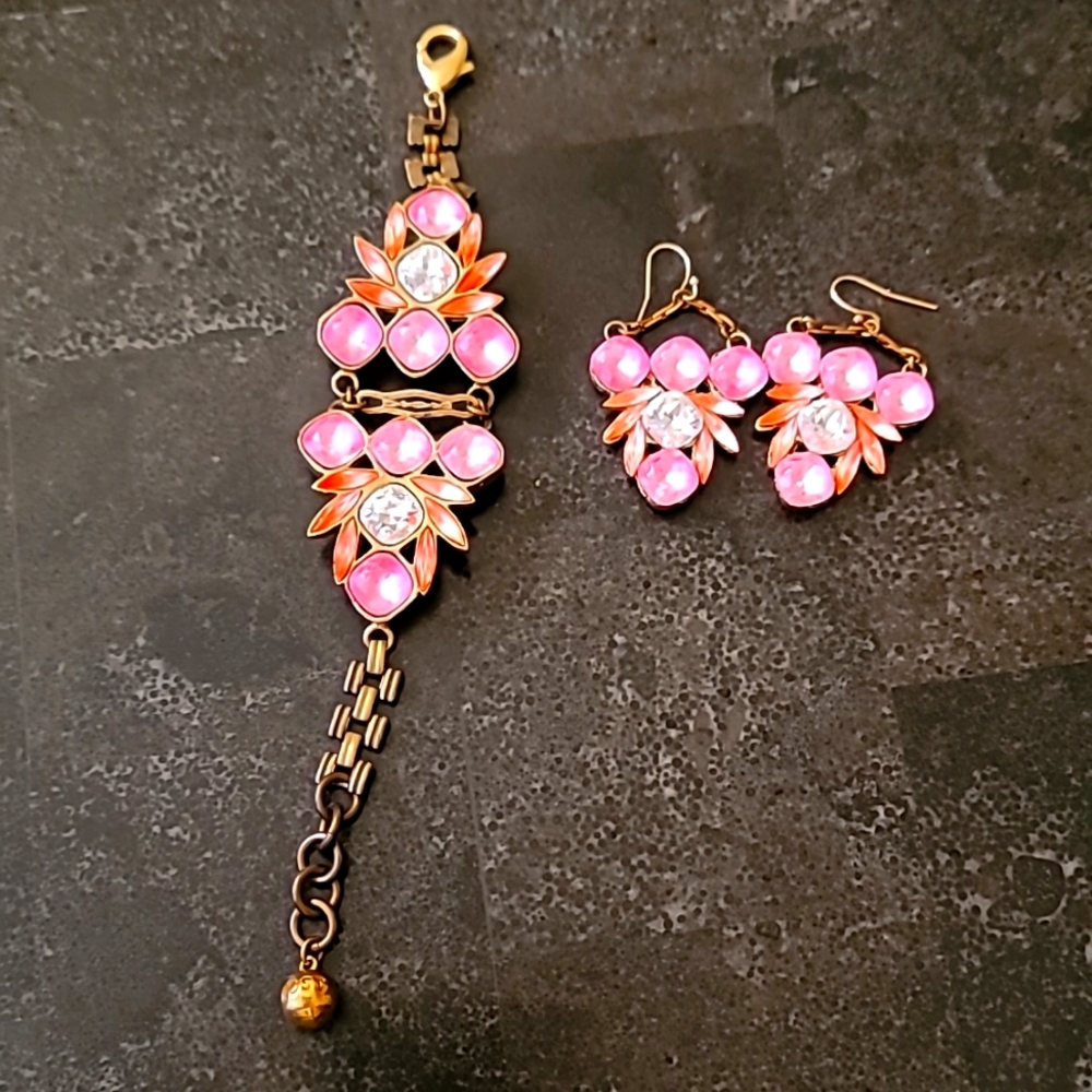 LULU FROST VINTAGE BRACELET AND EARRINGS (one of a kind)